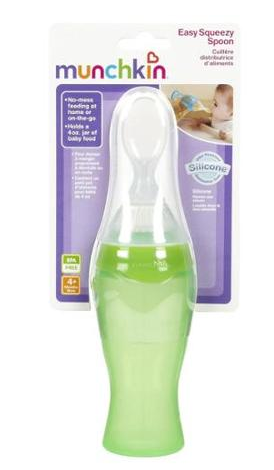 Munchkin - Colher dosadora de papinha Verde 113ml