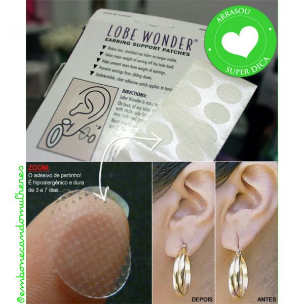 Claire's Lobe Wonder Earring Support Patches