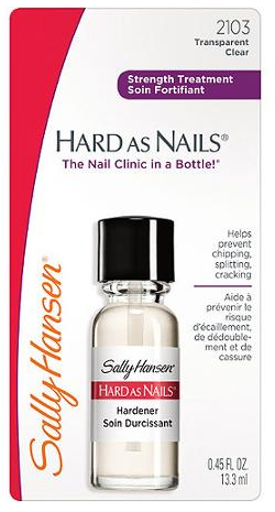 Tratamento Sally Hansen Hard As Nails Clear Endurecedor de Unhas - 13.3ml