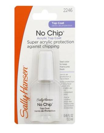 Sally Hansen No Chip - Brilho e durabilidade as unhas feitas